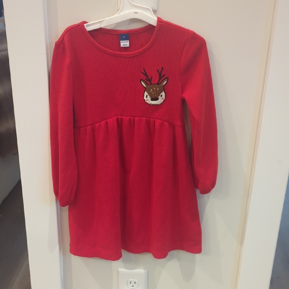 Old Navy Festive Red Knit Dress